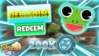 *NEW* 200K RELLCOINS CODE RELEASE DATE IN SHINDO LIFE! Shindo Life Codes RellGames