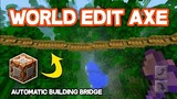 World Edit Axe in Minecraft using Command Block Tutorial Tricks