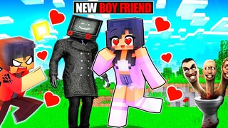 😱 WHY APHMAU KISS NEW BOYFRIEND - CAMERAMAN in Minecraft 360°?!