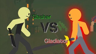 Slasher Vs Gladiator (The fight of the blade) - Tower Defense Simulator