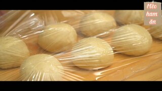 Bánh mì sữa nhân kem trứng 3 #amthuc