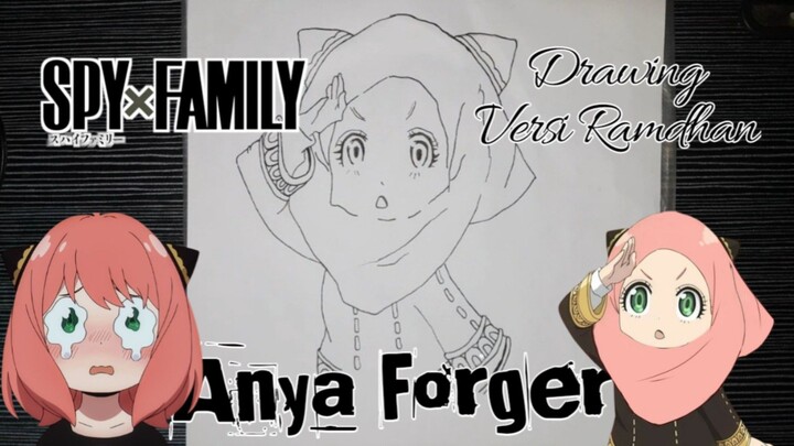 [Speed Drawing] menggambar ukhti Anya Forger versi Ramadhan