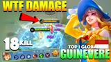 Guinevere WTF Damage! That Full HP Instant Delete! | Top 1 Global Guinevere Gameplay By Deck. ~ MLBB