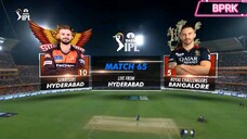 ipl 17/5/2023 RCB VS SRH