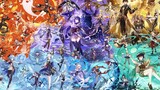 [Genshin Impact] From the server launch to 4.2, all characters demonstrate beautiful 3D to 2D dynami