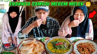 Asli Nikmatnya Juara..Tutug Daun Singkong, Enaknya Bikin Gagal Diet, SAMBEL Teri Kacang, ENYE Sampeu