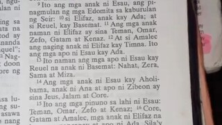 Pang Araw Araw na Talata.                                   Genesis 36:15-19