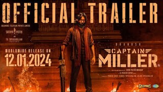 Captain Miller (Hindi) Official Trailer | Dhanush | Shivarajkumar | Arun Matheswaran | GV Prakash