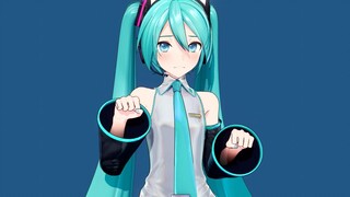 [MMD] Hatsune Miku hộp mù, vẽ đơn một con mèo buồn nhảy theo phong cách ẩn