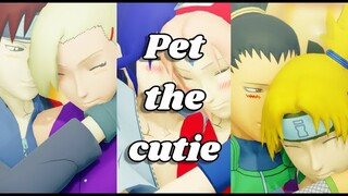 Pet the cutie【NARUTO MMD】SASUSAKU*SAIINO*SHIKATEMA