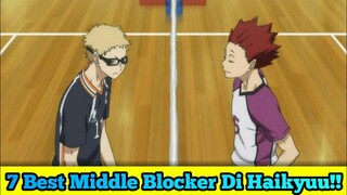 7 BEST MIDDLE BLOCKER DI HAIKYUU!!