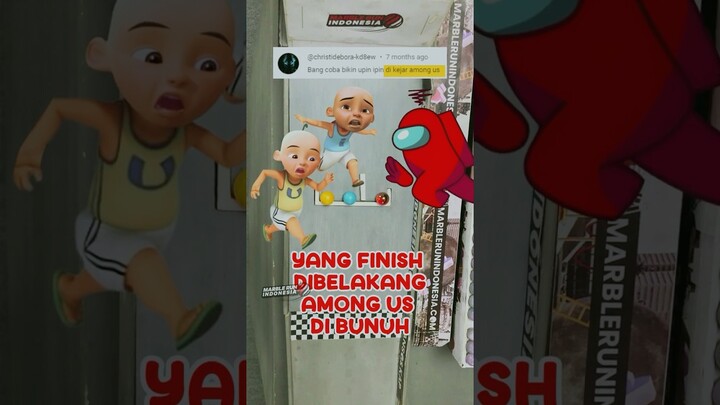 Upin Ipin DIKEJAR AMONG US??ඞඞ | MRI #shorts