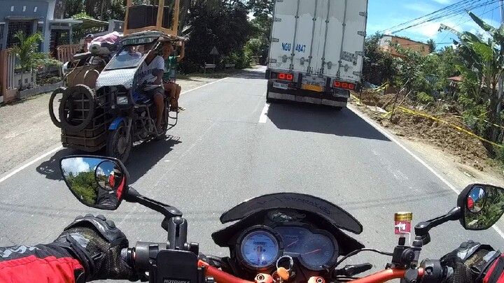 Going to Lopez Quezon from Gumaca Quezon with my Yamaha SZ16