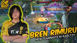 NEW TEAM MATE NI KARLTZY - BREN RIMURU LING GAMEPLAY