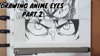 DRAWING ANIME EYES PART 2 - Mizuart