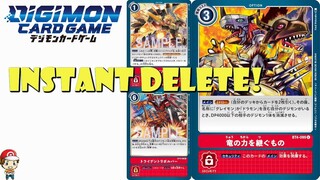 New Red Option Cards Istantly Delete Digimon & So Much More! (BT4 - Great Legend Reveals)