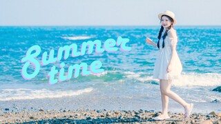 【露露】是夏天的海～治愈summertime️❤玻璃汽水的声音[4K]