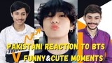 Pakistani Reaction To BTS Kim Taehyung Funny Moments 2021 | KimTaehyung Clumsy Moments reaction