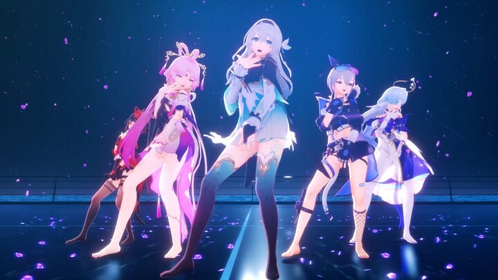 [Honkai impact] Penampilan debut girl grup Honkai Impact❤ - Naik & Turun