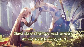 Nightcore -I see you monsters ( lyrics)