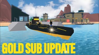 Roblox Military Tycoon ( NEW GOLDEN SUBMARINE UPDATE )