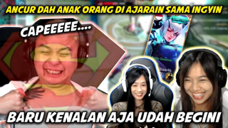 INGYIN AJARIN ADEK NYA CEYI MAIN MOBILE LEGENDS MALAH JADI RUSAK COK !!!