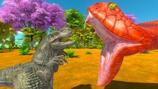 HUMANOID T-REX vs EVERY UNIT - Animal Revolt Battle Simulator