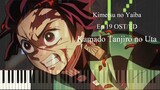 Kamado Tanjirou no Uta - Kimetsu no Yaiba(Demon Slayer) Ep 19 OST/ED [Piano Synthesia + Sheet]