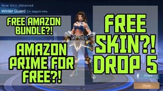 FREE SKIN?! How to make Amazon Prime Account for Free?! | Mobile Legends | Giveaways 😊