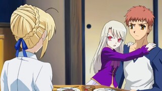 Saber is jealous: Shirou, why do you always protect Illya!