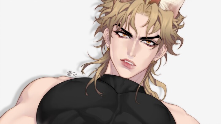 【JoJo】Draw a Dior... I didn't draw it well, I'll try harder next time