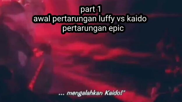 epic momen luffy vs kaido