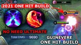 GUINEVERE NEW ONE HIT BUILD! " NO NEED ULTIMATE " | MOBILE LEGENDS