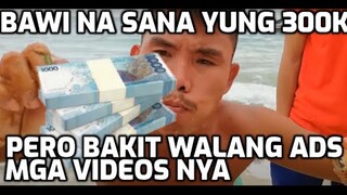 BOY TAPANG,DI NA ACCEPT SA YOUTUBE MONTIZATION?