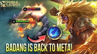 NEW BADANG BUFF 2022 | BADANG ADVANCE SERVER | BADANG NEW FIRST SKILL | MLBB NEW UPDATE