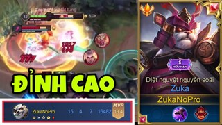 TOP 1 ZUKA CÀN QUÉT " ĐẨU ĐỈNH CAO " 1K7 ĐIỂM LÚC NỮA ĐIỂM CỰC MÃN NHÃN