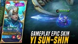New Epic Skin: Yi Sun-shin 'Fleet Warden' Full Gameplay! | Mobile Legends Bang-Bang