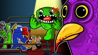 RAINBOW FRIENDS Fight Monsters in DOORS | Story of Banban 3, Choo Choo Charles vs RAINBOW FRIENDS