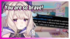 Aloufeet Has Been Embraced by Enna Alouette [Nijisanji EN Vtuber Clip]