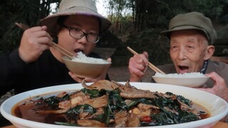 Cara Membuat Tumis Hati Babi Goreng Dengan Bayam