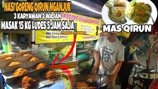 CUMA 5 JAM SAJA RATUSAN PORSI NASI GORENG LUDES - nasi goreng mas qirun jl KH Syafi'i suci gresik