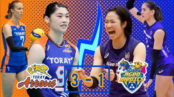 Round 2: AGEO MEDICS GAME HIGHLIGHTS vs TORAY | Japan V.League 2022/2023 | Women’s Volleyball