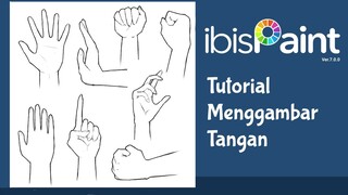 Tutorial Cara Menggambar Tangan/Jari Anime di Ibis Paint X