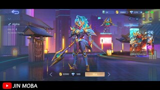 MLBB - Mod Skin Alpha Epic Revamp Thống Lĩnh Ác Quỷ Full Hiệu Ứng Âm Thanh - Jin
