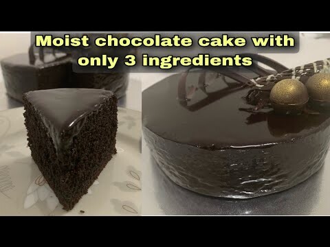 Chocolate cake with only 3 ingredients