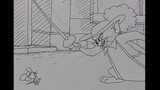 566 bức tranh vẽ tay phục hồi mèo và chuột "Tom and Little Mouse"