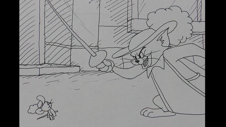 566 hand-painted pictures to restore Tom and Jerry "Tom and Jerry"