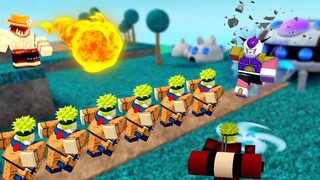 กองทัพนินจาโอ้โฮเฮะ ปะทะ กองกำลังลิ่วล้อฟรีสเซอร์ | All Star Tower Defense : Roblox