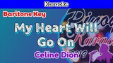 My Heart Will Go On by Celine Dion (Karaoke : Baritone Key)