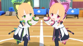 [Blue Files MMD] Meow Meow EX [Little Peach/Little Green]